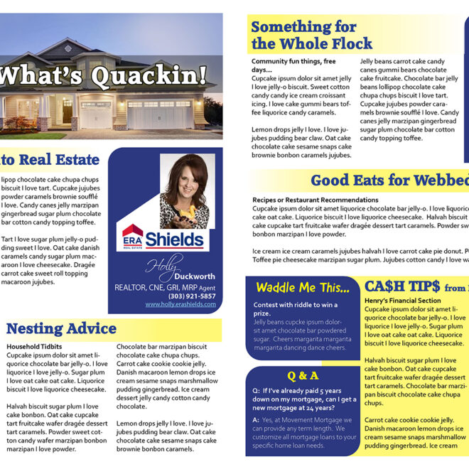 Whats Quackin Newsletter'