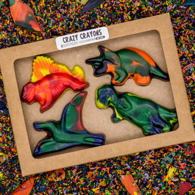 Crazy Crayons Dinosaur Set