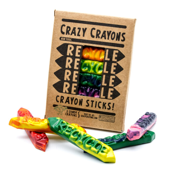 Crazy Crayons Recycle Sticks Two-Tone