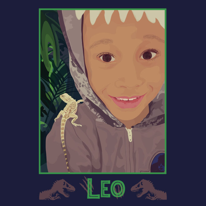 Leo Flat Portrait SQUARE