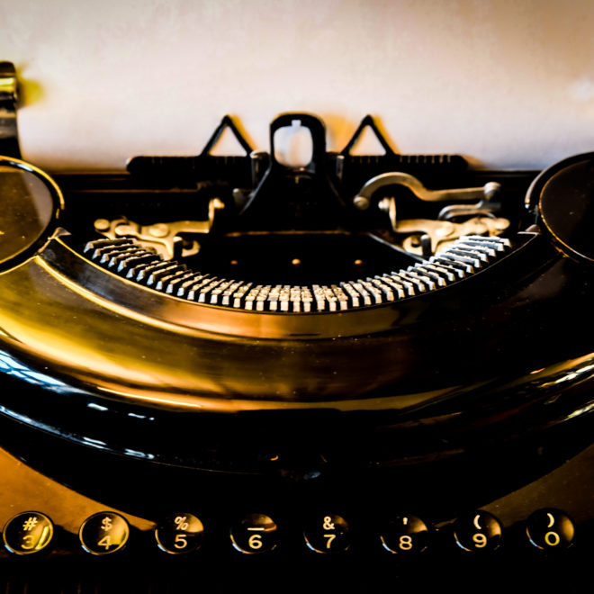 Typewriter for Web Concept