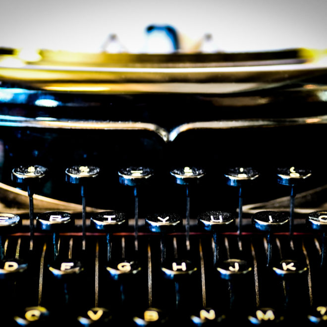 Typewriter for Web Concept